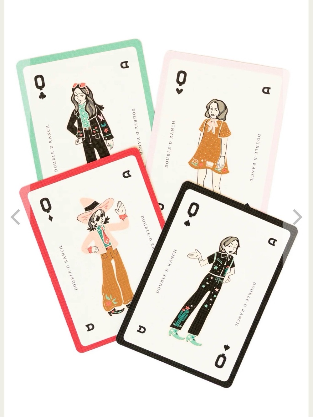 New Double D Ranch "ADDICTION" Deck Of Cards Poker Western Rodeo Cowgirl Themed - Picture 3 of 5